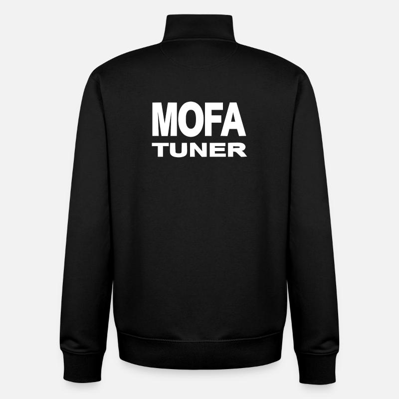 Mofa - Unisex Organic Zip Sweatshirt von Stanley/Stella - Schwarz