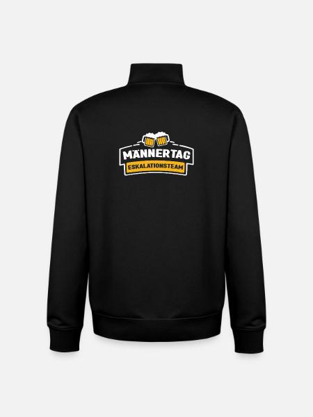 Men's Day Escalation Team - Unisex Organic Zip Sweatshirt by Stanley/Stella - black