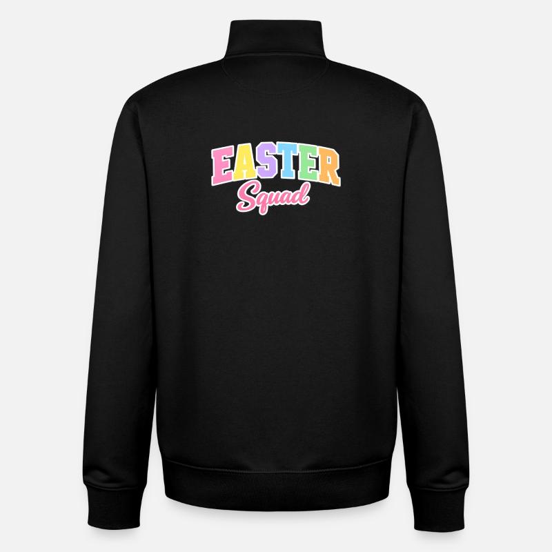 Easter Squad Ostern - Unisex Organic Zip Sweatshirt von Stanley/Stella - Schwarz