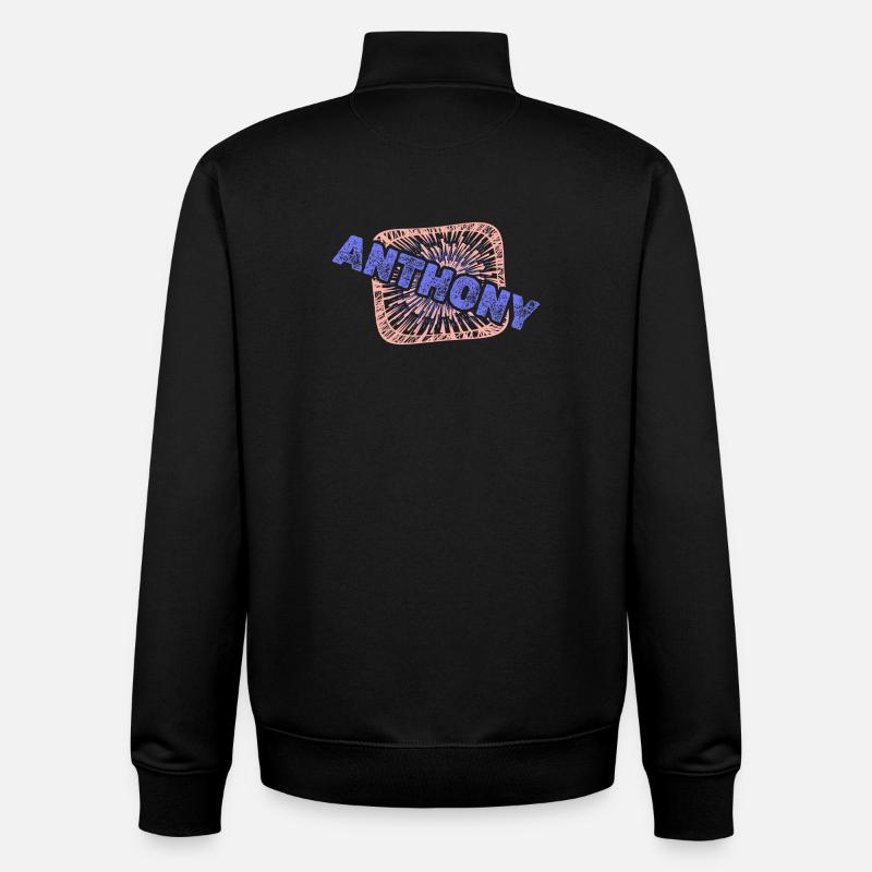 Anthony - Unisex Organic Zip Sweatshirt von Stanley/Stella - Schwarz