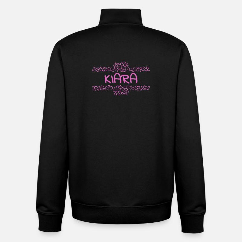 Gift for Kiara - Unisex Organic Zip Sweatshirt by Stanley/Stella - black