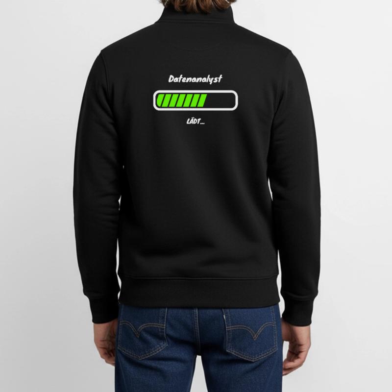 Data Analyst Loading Data Analyst Statistics Unisex Organic Zip Sweatshirt by Stanley/Stella