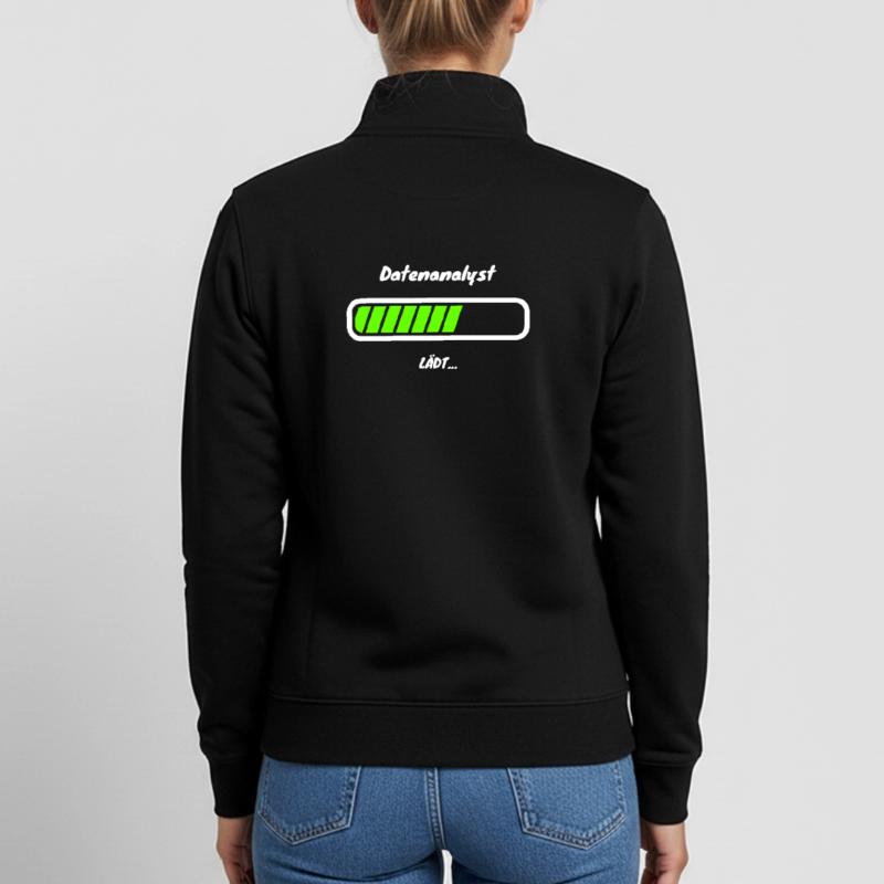 Data Analyst Loading Data Analyst Statistics Unisex Organic Zip Sweatshirt by Stanley/Stella