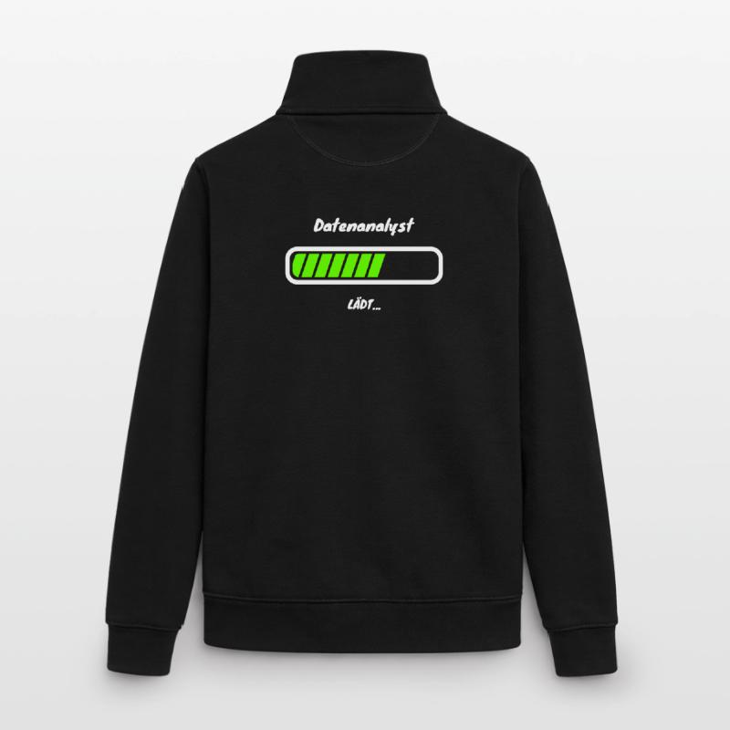 Data Analyst Loading Data Analyst Statistics Unisex Organic Zip Sweatshirt by Stanley/Stella