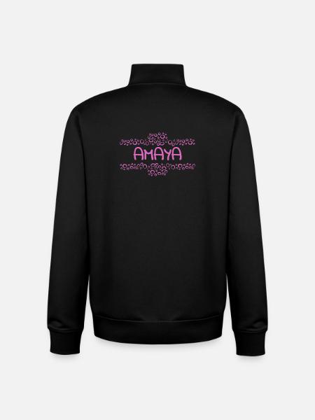 Baby Amaya - Unisex Organic Zip Sweatshirt by Stanley/Stella - black