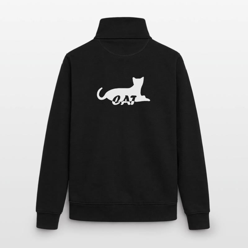 chat chat chat chat chat chatte minette chatte chatte minette Sweat zippé unisexe en coton bio Stanley/Stella