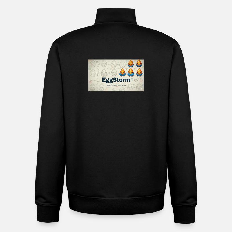 FireEgg Games Team - Unisex Organic Zip Sweatshirt von Stanley/Stella - Schwarz