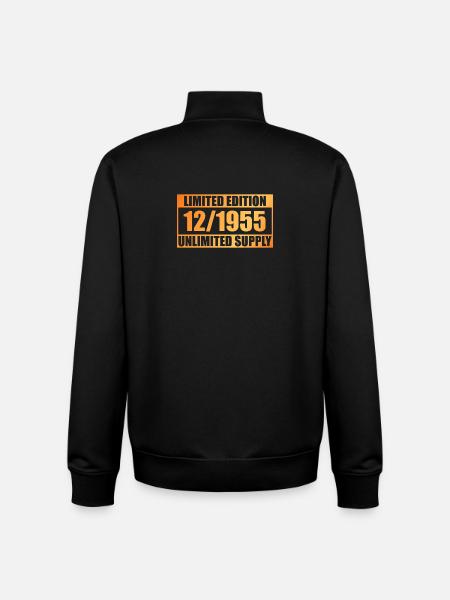 70th Anniversary Limited Edition - ꝏ Supply 12/1955 - Unisex Organic Zip Sweatshirt by Stanley/Stella - black
