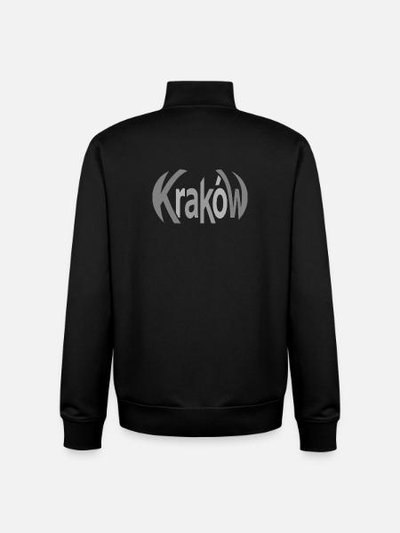 Krakau, Krakow Schriftzug  - Unisex Organic Zip Sweatshirt von Stanley/Stella - Schwarz
