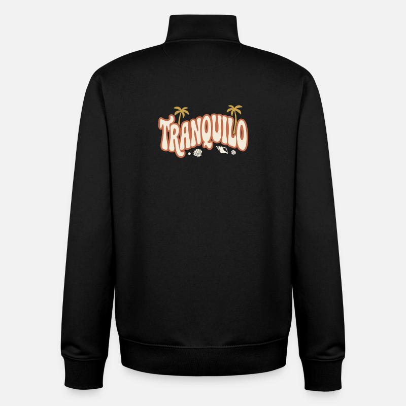 Tranquilo - Unisex Organic Zip Sweatshirt von Stanley/Stella - Schwarz