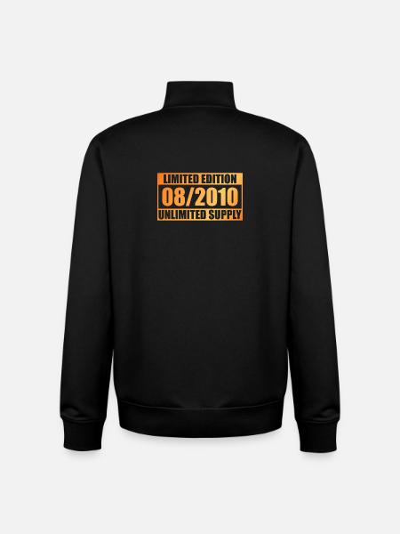 16th Anniversary Limited Edition - ꝏ Supply 08/2010 - Unisex Organic Zip Sweatshirt by Stanley/Stella - black