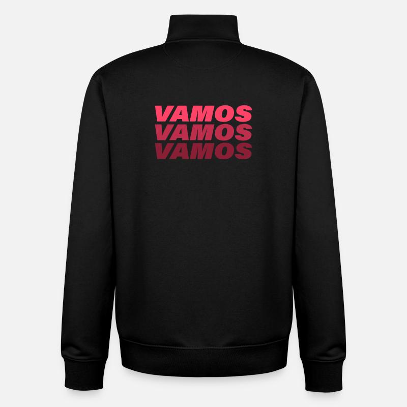 Vamos - Sweat zippé unisexe en coton bio Stanley/Stella - noir