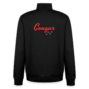 riesiger - Unisex Organic Zip Sweatshirt von Stanley/Stella - Schwarz - Hinten - AI Model Male 185 light (185cm)
