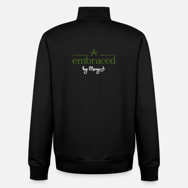 embraced - Unisex Organic Zip Sweatshirt von Stanley/Stella - Schwarz