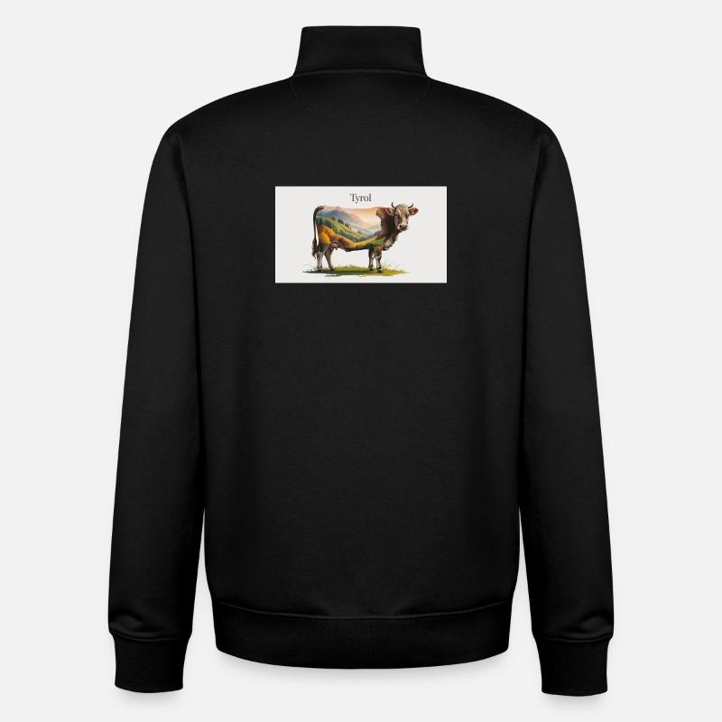 Tyrol - Unisex Organic Zip Sweatshirt von Stanley/Stella - Schwarz