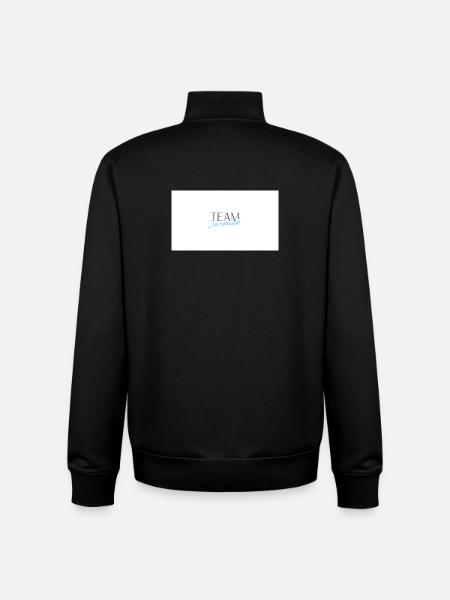 Team Jeremiah - Unisex Organic Zip Sweatshirt by Stanley/Stella - black