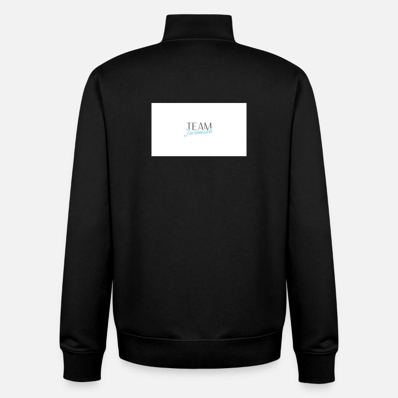 Team Jeremiah - Unisex Organic Zip Sweatshirt by Stanley/Stella - black