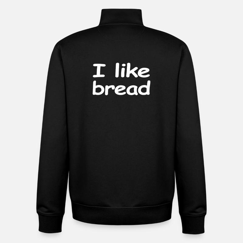 Brot - Unisex Organic Zip Sweatshirt von Stanley/Stella - Schwarz