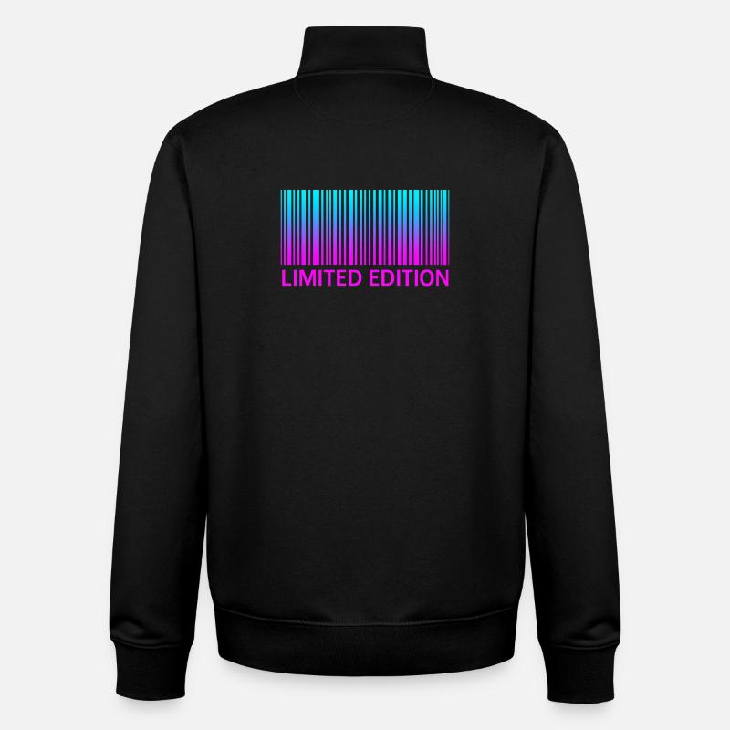 LIMITED EDITION - BARCODE  - Unisex Organic Zip Sweatshirt von Stanley/Stella - Schwarz