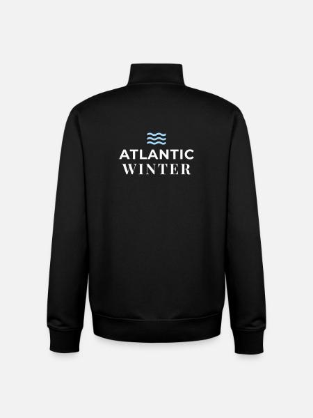 ATLANTEA - Atlantic Winter Edition - Unisex Organic Zip Sweatshirt by Stanley/Stella - black