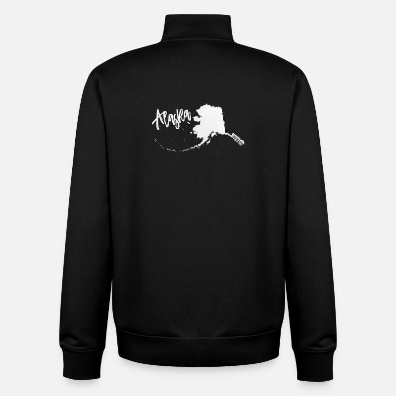 Alaska - Unisex Organic Zip Sweatshirt von Stanley/Stella - Schwarz