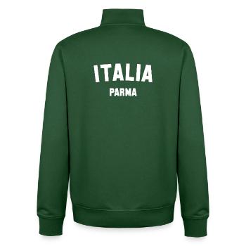 PARMA Italia Italy Italien - Unisex Organic Zip Sweatshirt von Stanley/Stella - Flaschengrün - Hinten - AI Model Male 185 dark (185cm)