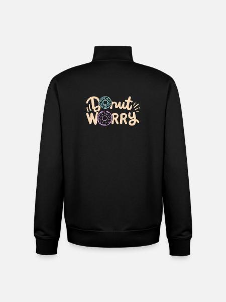 Donut inspirierender Donut - Unisex Organic Zip Sweatshirt von Stanley/Stella - Schwarz