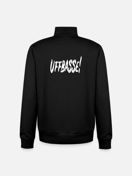 Uffbasse! - Unisex Organic Zip Sweatshirt von Stanley/Stella - Schwarz