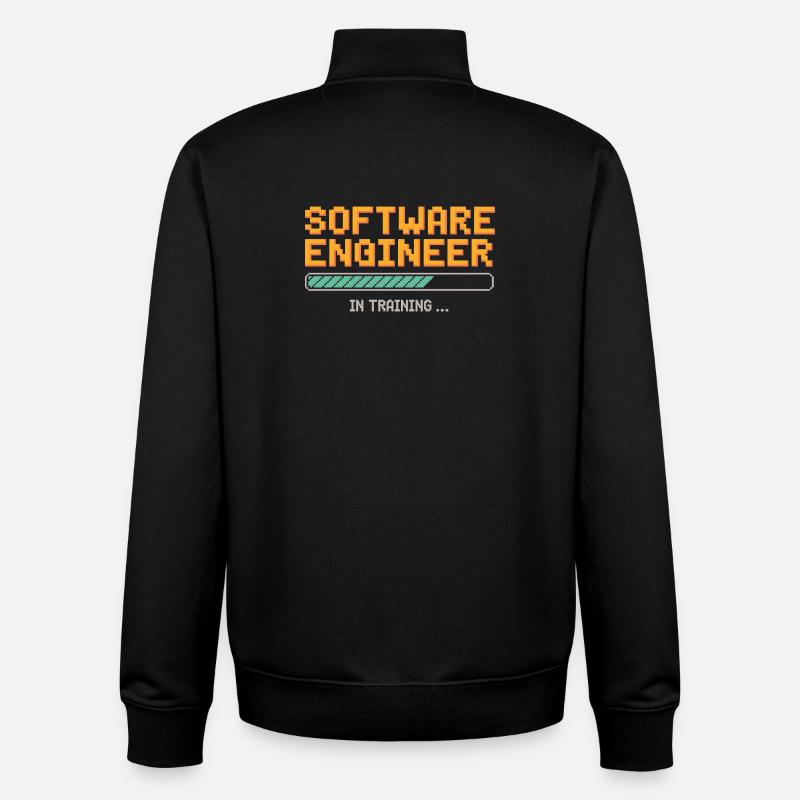 Softwareentwickler in Ausbildung Debugging Humor - Unisex Organic Zip Sweatshirt von Stanley/Stella - Schwarz