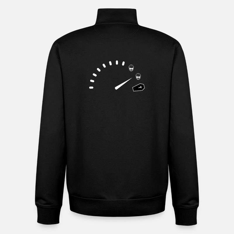 Mitternachts-Chrono-Bestattungsinstitut - Unisex Organic Zip Sweatshirt von Stanley/Stella - Schwarz