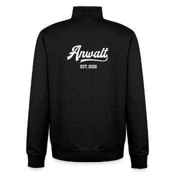 Avocat depuis 2026 Avocats en études de droit des avocats - Sweat zippé unisexe en coton bio Stanley/Stella - noir - Dos - AI Model Male 185 light (185cm)