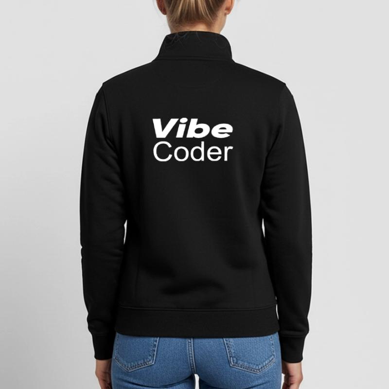 Techno-utopia: Vibe Coder Unisex Organic Zip Sweatshirt by Stanley/Stella