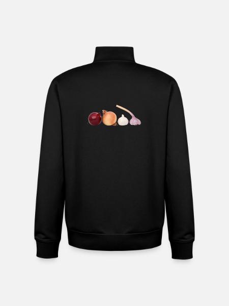 Allium Farbpalette Muster - Unisex Organic Zip Sweatshirt von Stanley/Stella - Schwarz