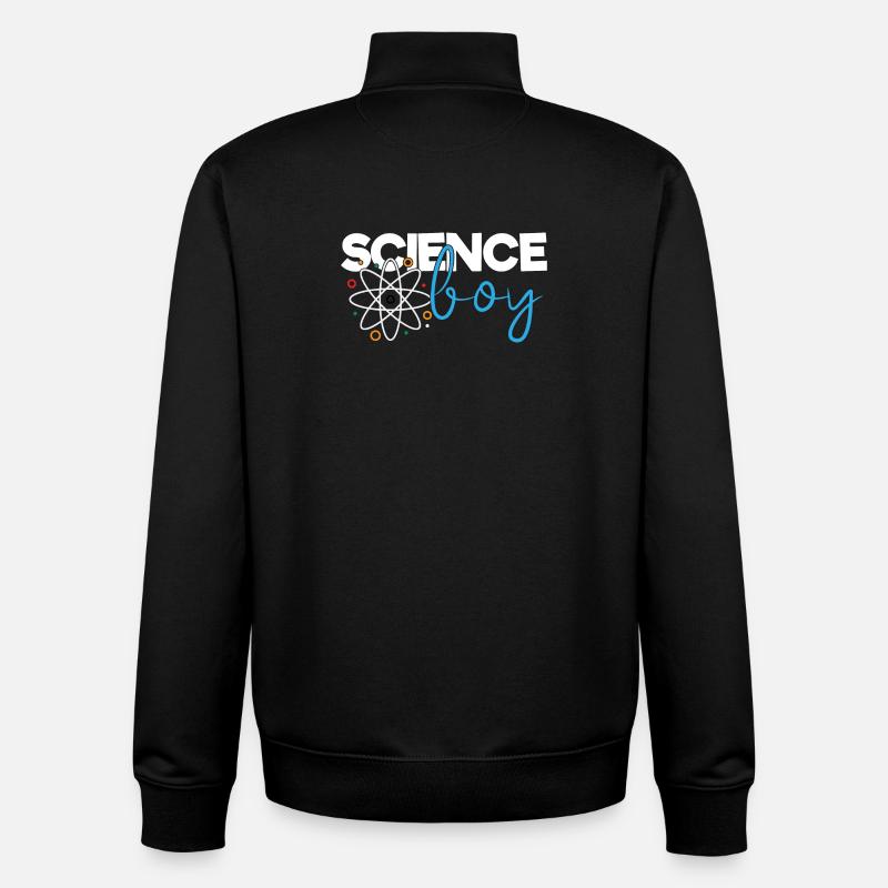 Science Boy - Unisex Organic Zip Sweatshirt von Stanley/Stella - Schwarz