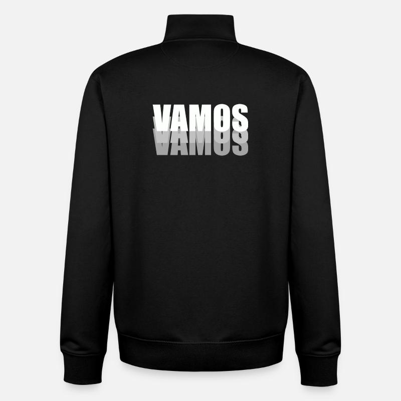 VAMOS - Unisex Organic Zip Sweatshirt von Stanley/Stella - Schwarz
