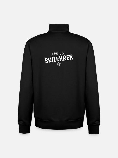 Après-Skilehrer – Witziger Ski Spruch - Unisex Organic Zip Sweatshirt von Stanley/Stella - Schwarz
