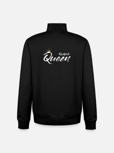Bike Polo Queen - Unisex Organic Zip Sweatshirt by Stanley/Stella - black