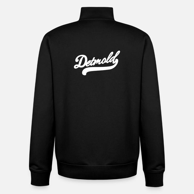 Detmold Retro - Unisex Organic Zip Sweatshirt von Stanley/Stella - Schwarz