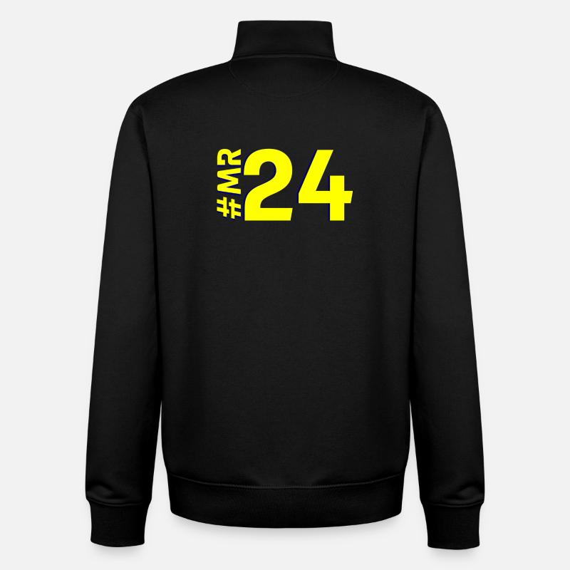 MR24 - Sweat zippé unisexe en coton bio Stanley/Stella - noir