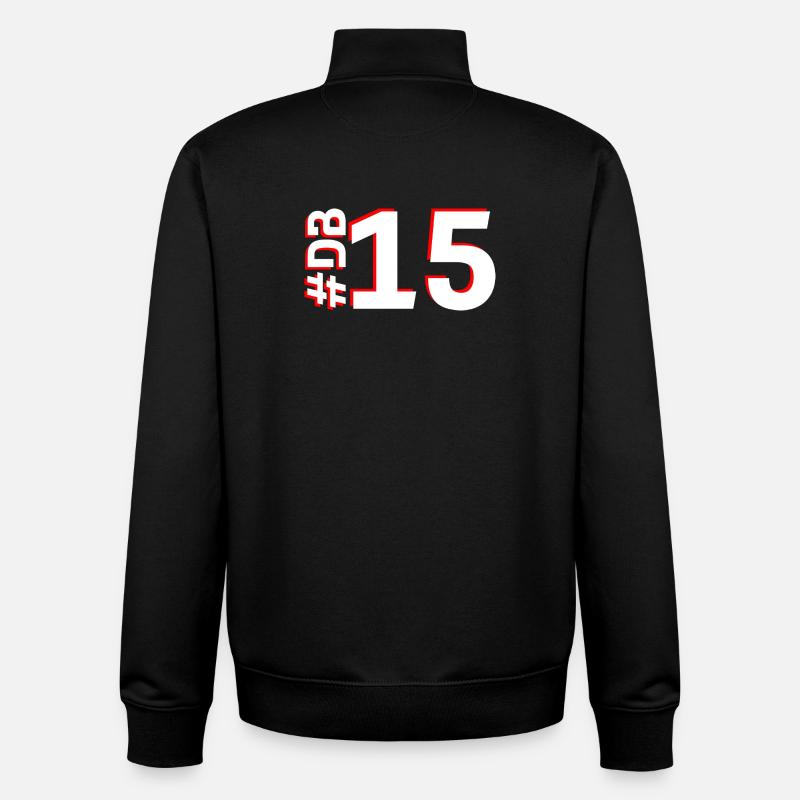DB15-KARTON - Unisex Organic Zip Sweatshirt von Stanley/Stella - Schwarz