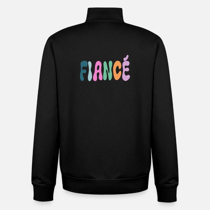 Bräutigam - Unisex Organic Zip Sweatshirt von Stanley/Stella - Schwarz