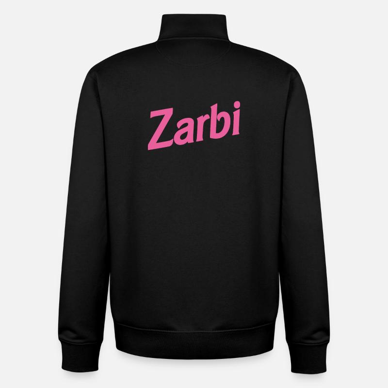 ZARBI ! - Sweat zippé unisexe en coton bio Stanley/Stella - noir