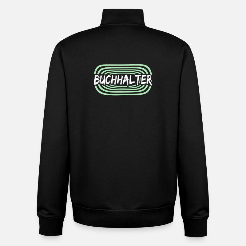 Buchhalter - Unisex Organic Zip Sweatshirt von Stanley/Stella - Schwarz