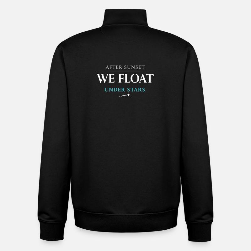 Nachtbootfahren Mit - Unisex Organic Zip Sweatshirt von Stanley/Stella - Schwarz