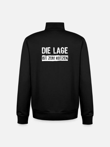 L’emplacement est nul - Sweat zippé unisexe en coton bio Stanley/Stella - noir