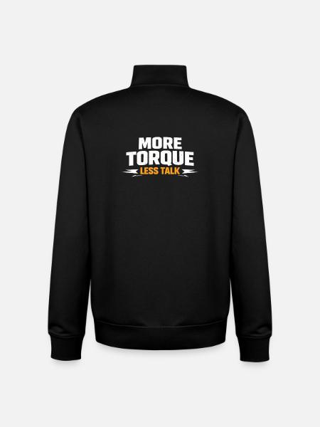 Más par, menos conversación - Sudadera unisex con cremallera de algodón orgánico de Stanley/Stella - negro