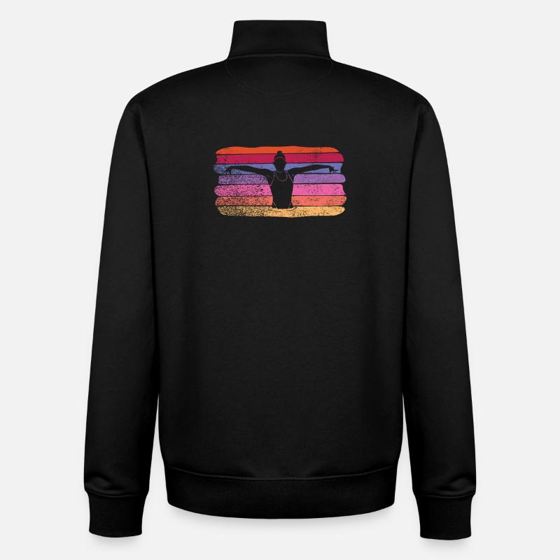 Artistic Swim Team Synchronschwimmen - Unisex Organic Zip Sweatshirt von Stanley/Stella - Schwarz