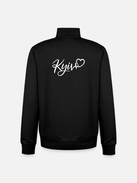 Kyiv Heartbeat Kiev - Unisex Organic Zip Sweatshirt by Stanley/Stella - black