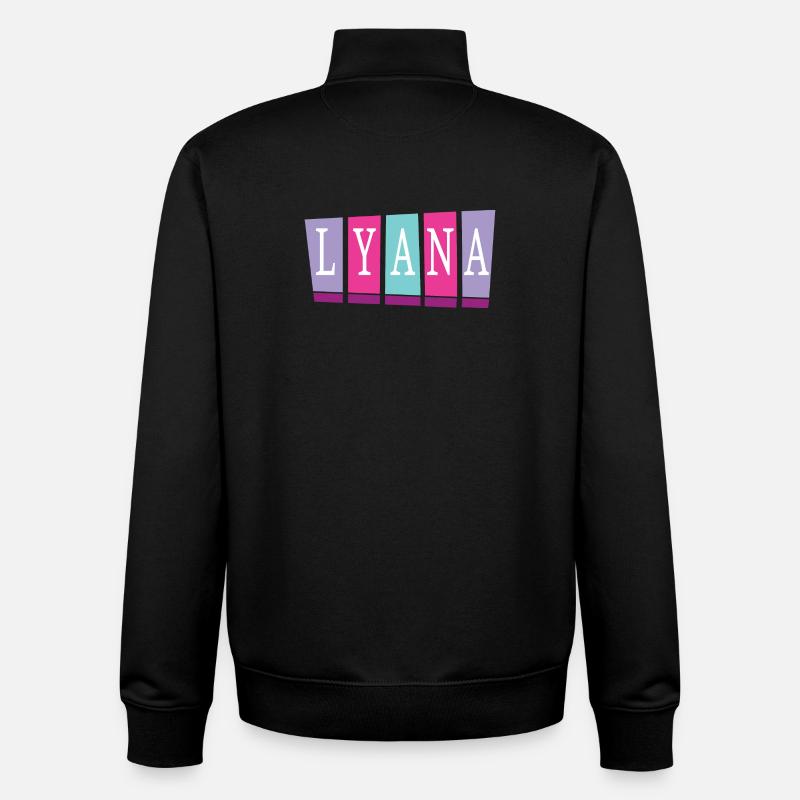 Lyana - Unisex Organic Zip Sweatshirt von Stanley/Stella - Schwarz