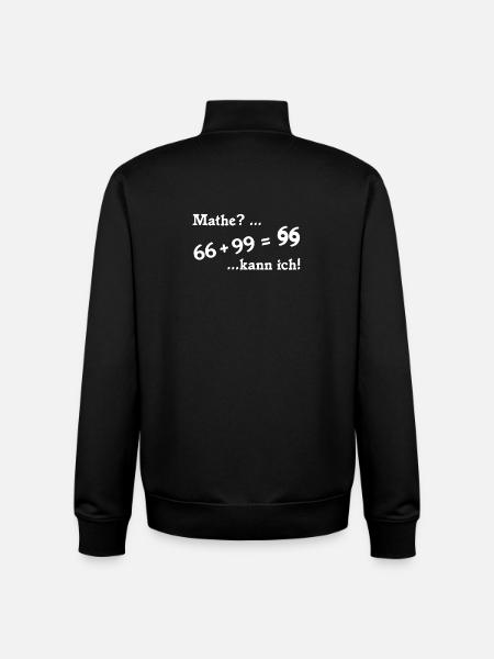 66plus99 v2 weiß - Unisex Organic Zip Sweatshirt von Stanley/Stella - Schwarz
